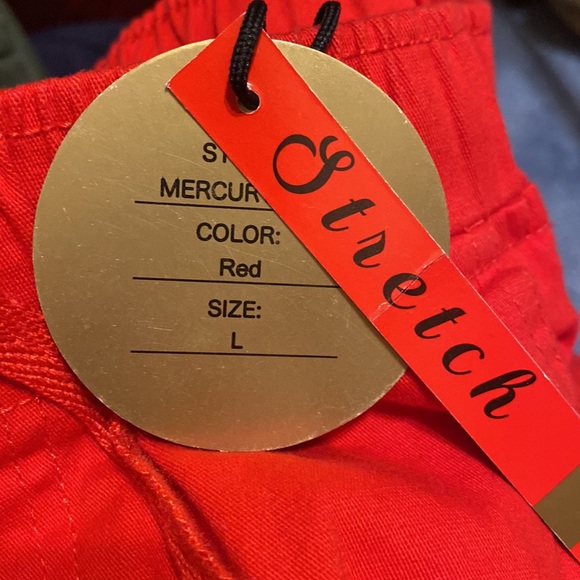 Red True Rock Stretch Joggers - Picture 2 of 3